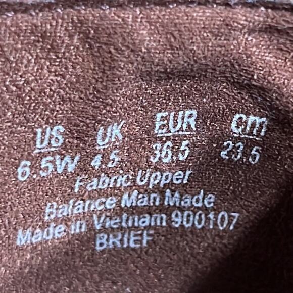 Dr. Scholl’s Brief Brown Faux Suede Microfiber Zip Ankle Boots Womens 6.5 WIDE - Picture 11 of 11